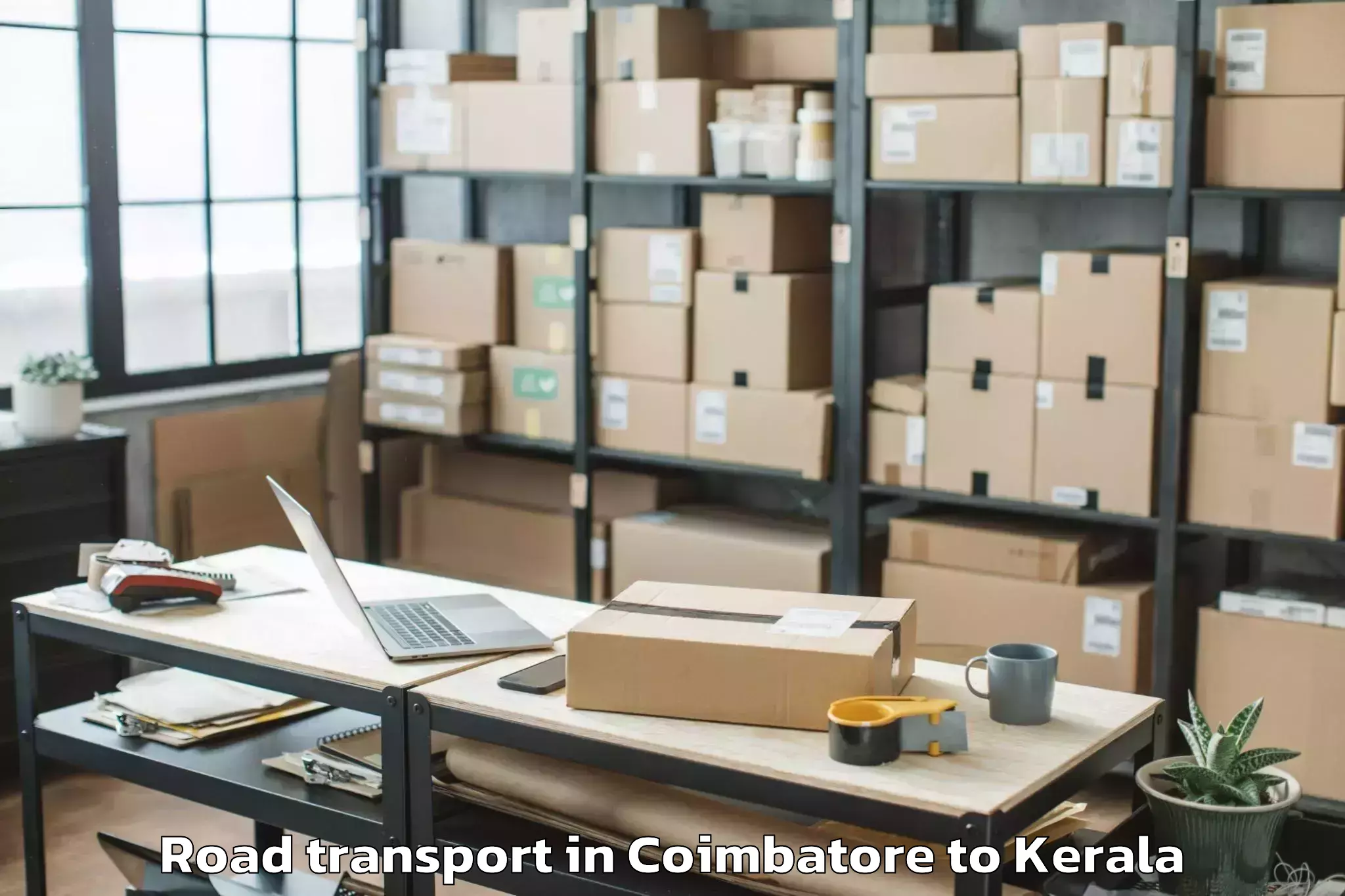 Professional Coimbatore to Kollam Road Transport